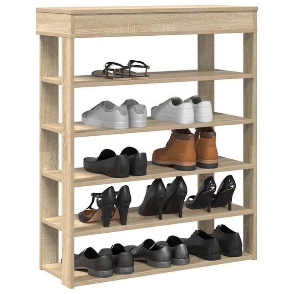 vidaXL Schoenenrek Sonoma Eiken - 40% Korting!