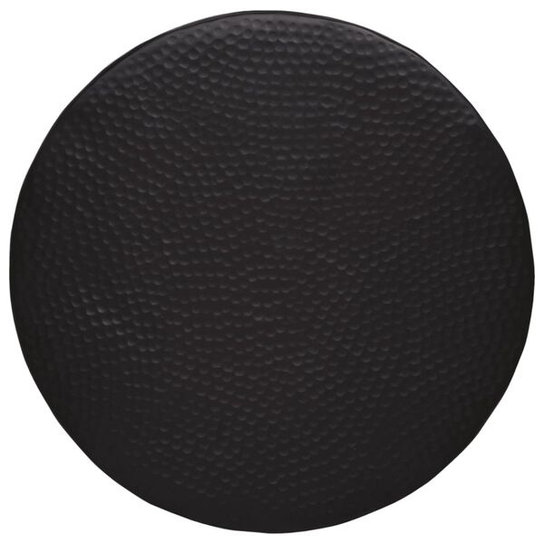 Salontafel Zwart Aluminium Ø50cm - 40% Korting! (Retour)