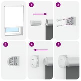 Verduisterend Rolgordijn Beige 100x175cm - 56% Korting!