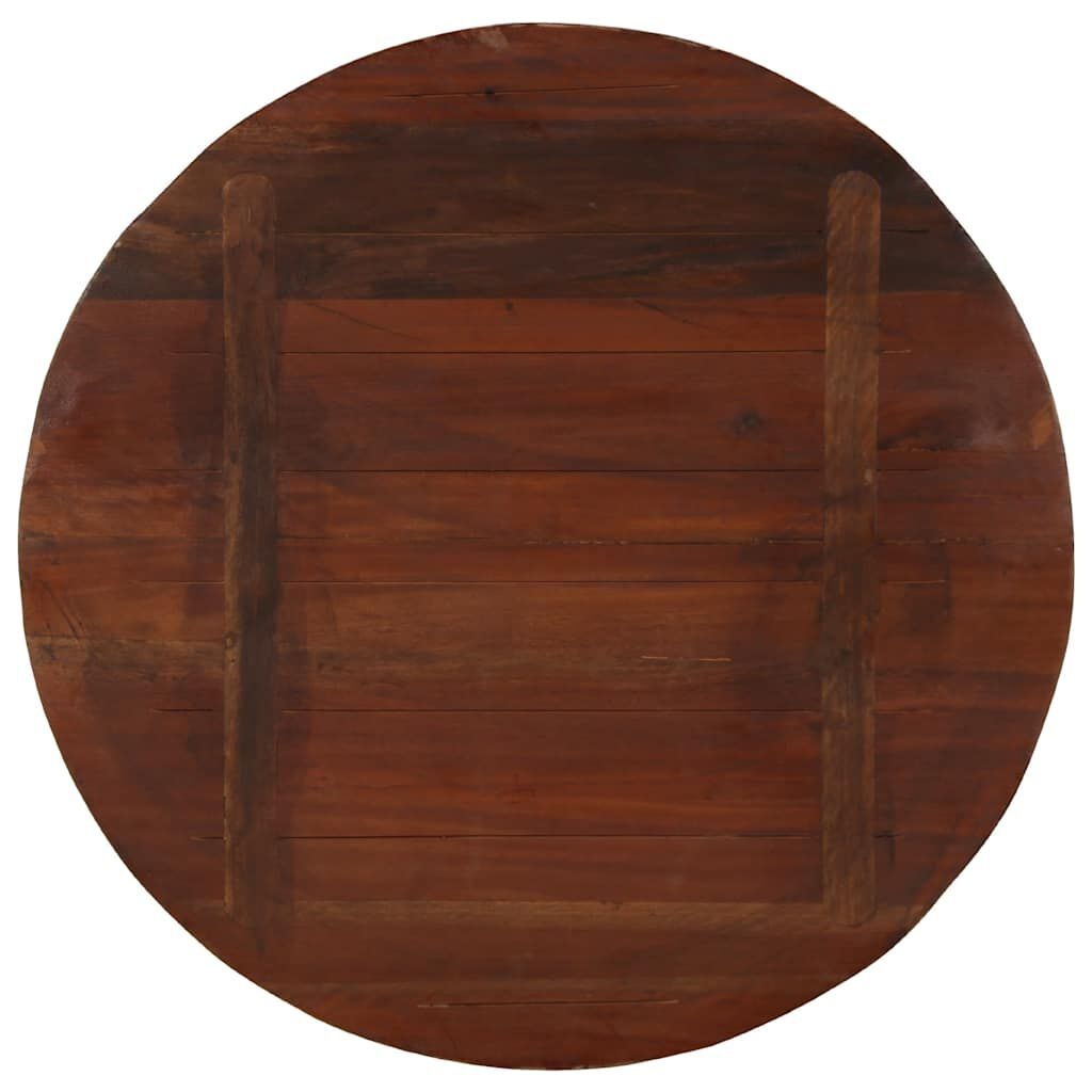 vidaXL Rond Tafelblad Ø70cm Gerecycled Hout -67% Korting!