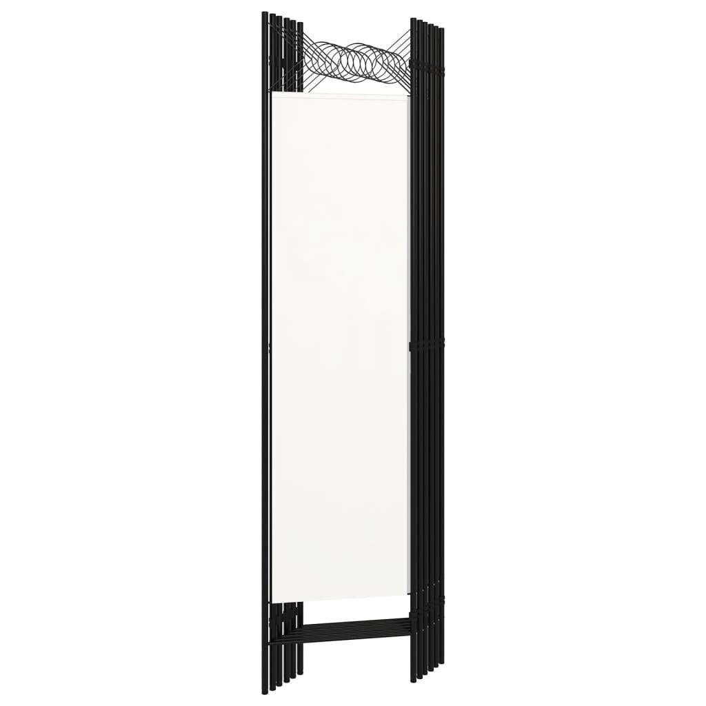 Kamerscherm 6 Panelen Wit 240x180cm - 40% Korting!