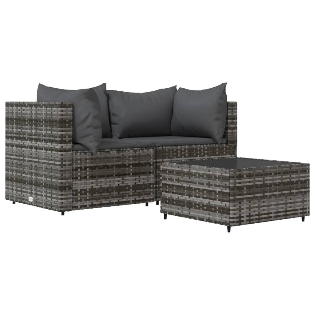 Lounge Deal: vidaXL Loungeset Grijs, 46% Korting! Z.G.A.N.