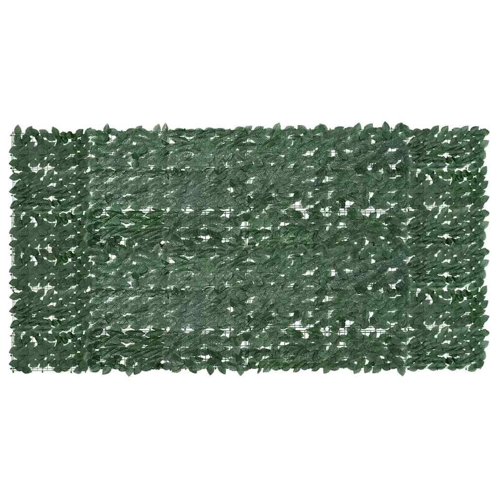 VidaXL Balkonscherm Donkergroen 300x150cm -40% Korting!