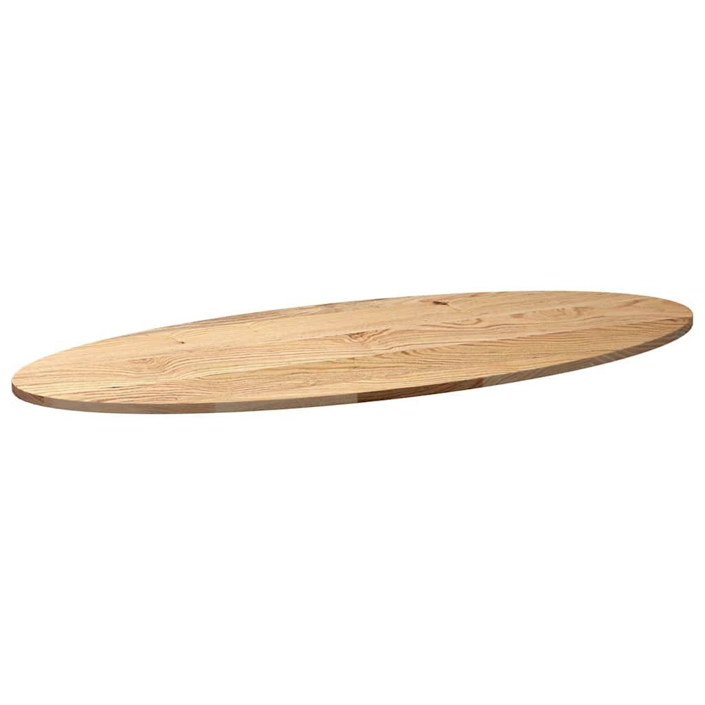 Ovaal Eiken Tafelblad 140x60cm - 40% Korting! Massief Hout