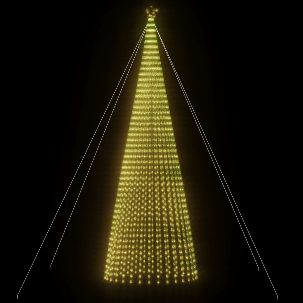 LED Kerstboom 500cm - Warm Wit - 60% Korting! (Defecte Verlichting)