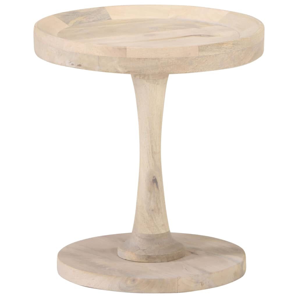 VidaXL Bijzettafel Mangohout Ø40cm -40%! Uniek!