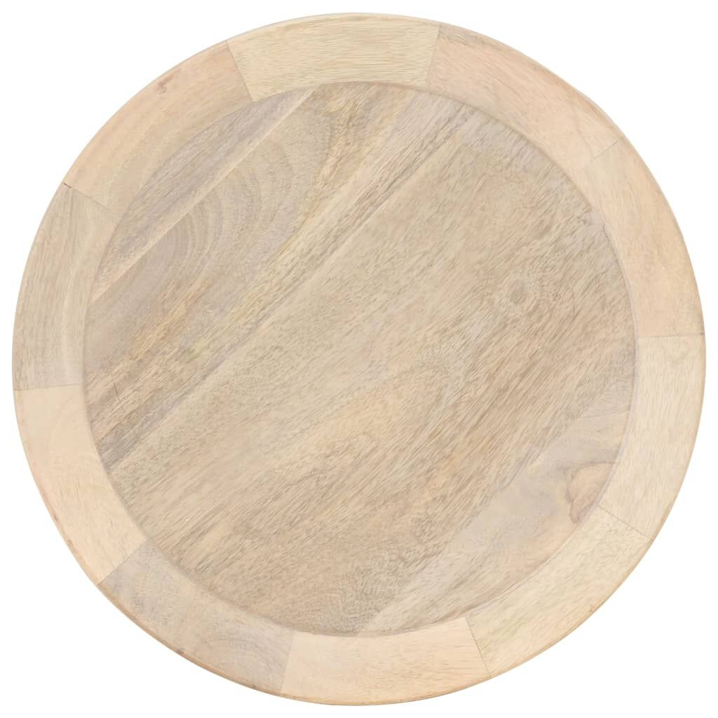 VidaXL Bijzettafel Mangohout Ø40cm -40%! Uniek!