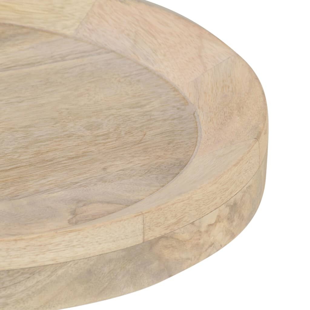 VidaXL Bijzettafel Mangohout Ø40cm -40%! Uniek!