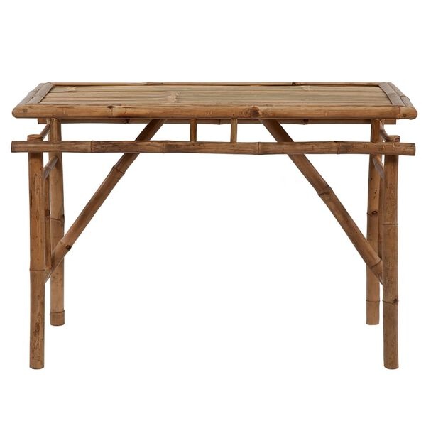 vidaXL Bamboe Tuintafel Inklapbaar 115cm - 40% Korting!