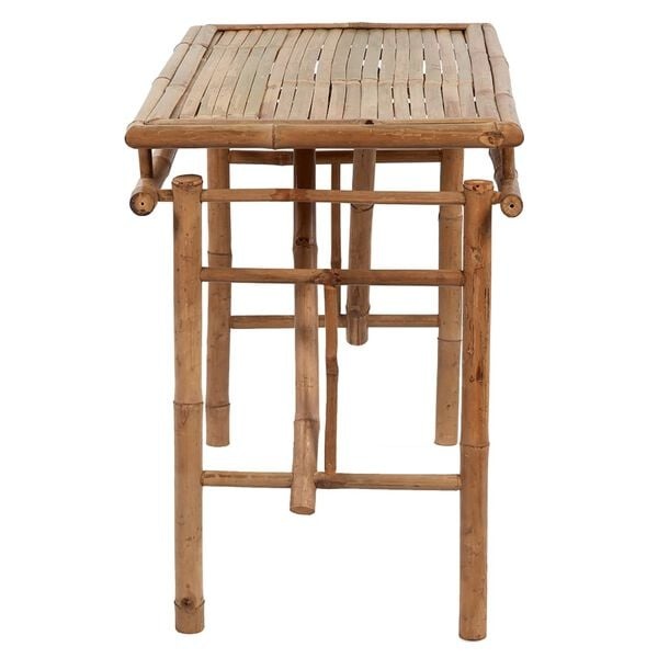 vidaXL Bamboe Tuintafel Inklapbaar 115cm - 40% Korting!