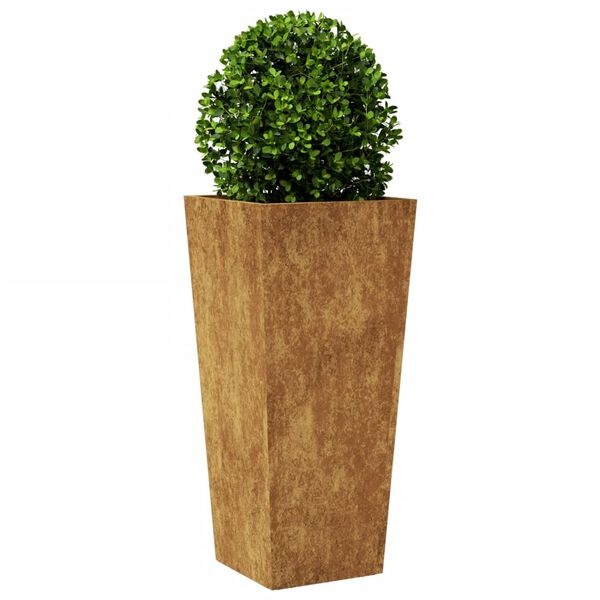 vidaXL Plantenbakken (2 st) 35x35x75cm Staal - 40% Korting!