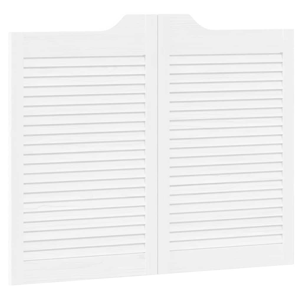 VidaXL Louvre Draaideuren 80x100cm Wit - 35% Korting!