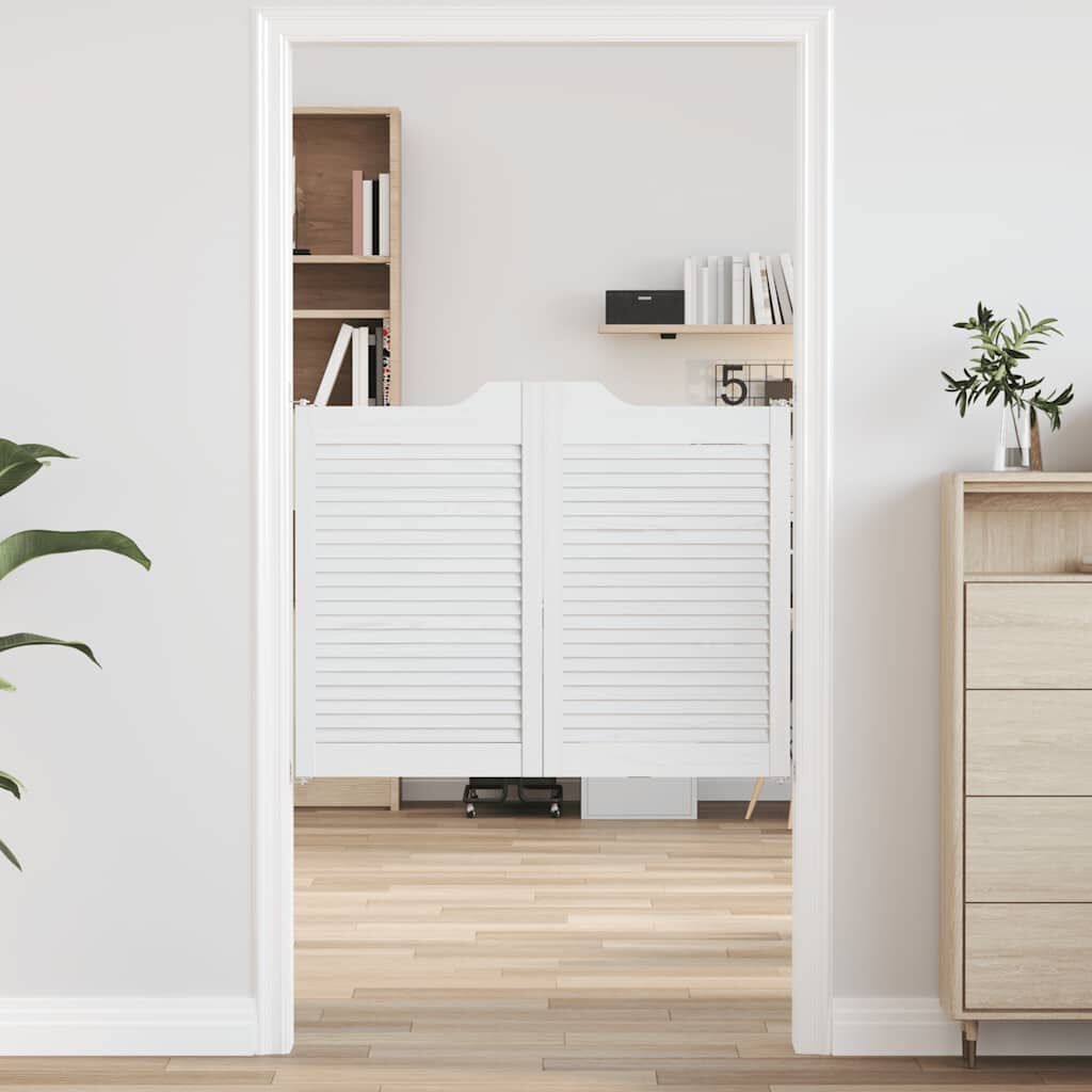VidaXL Louvre Draaideuren 80x100cm Wit - 35% Korting!