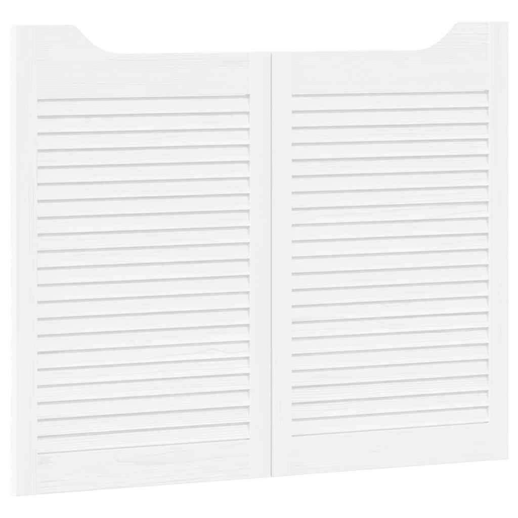 VidaXL Louvre Draaideuren 80x100cm Wit - 35% Korting!