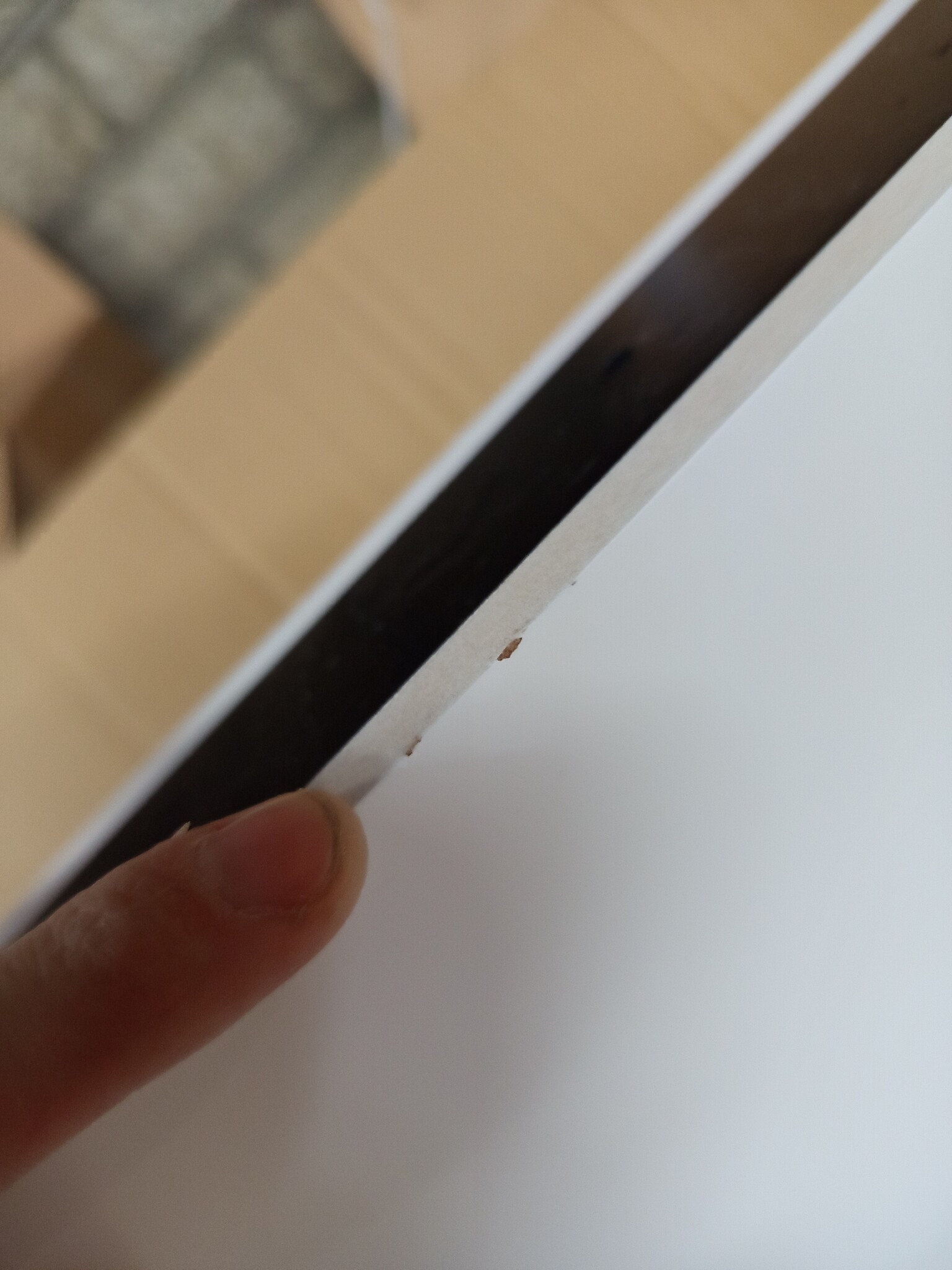 Wandschap met Lade Wit MDF - 55% Korting! (Lichte Kras)