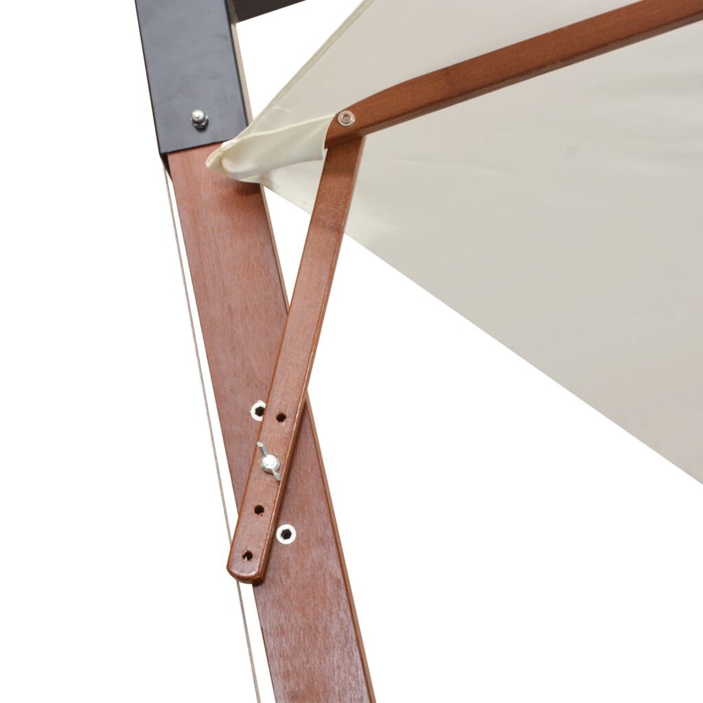 vidaXL Zweefparasol 350cm Wit - 64% Korting!