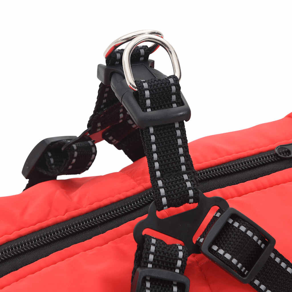 VidaXL Hondenjas met Harnas Rood L48 - 35% Korting!
