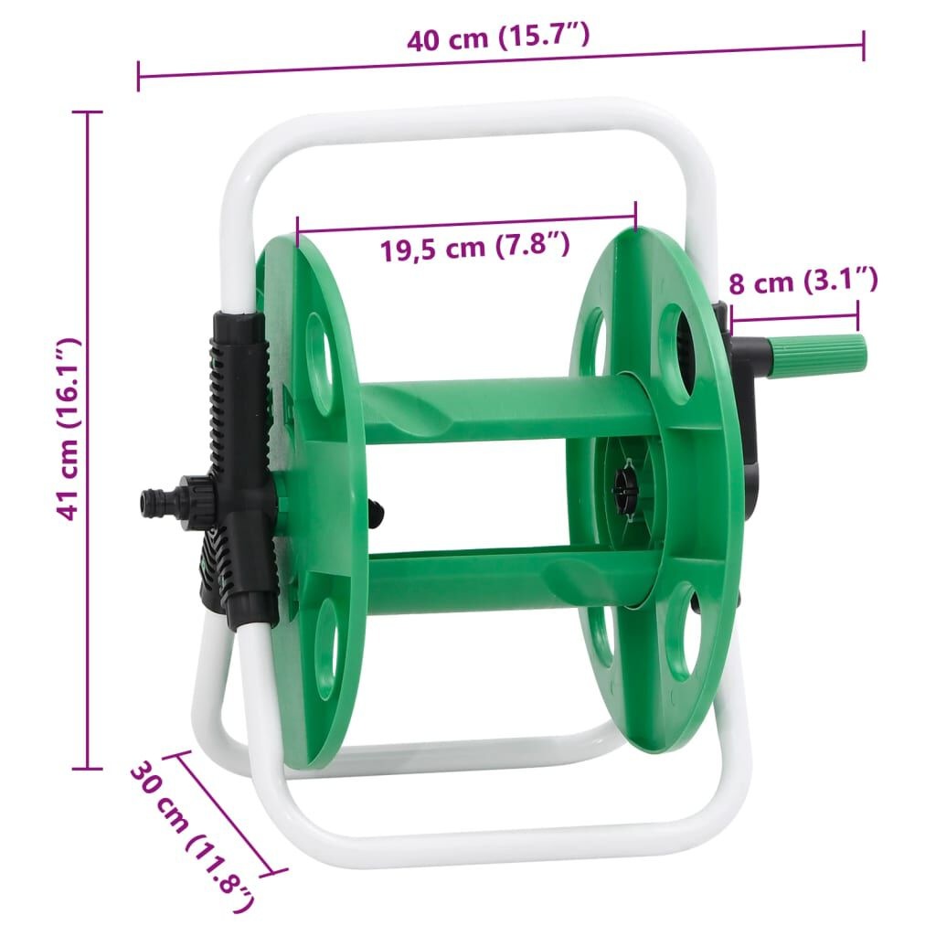 vidaXL Slanghaspel 45m - Groen - 51% Korting!