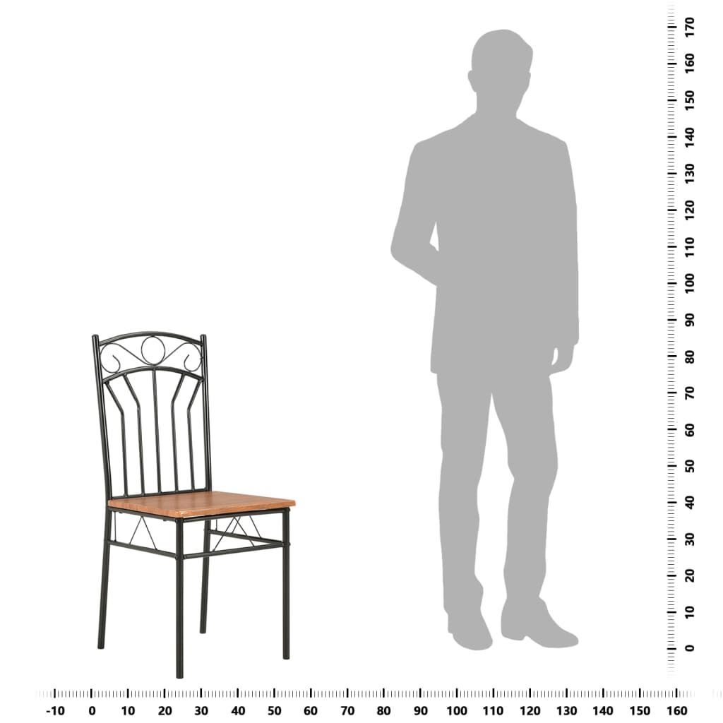 VidaXL Eetkamerstoelen (2 st) Bruin - 51% Korting!