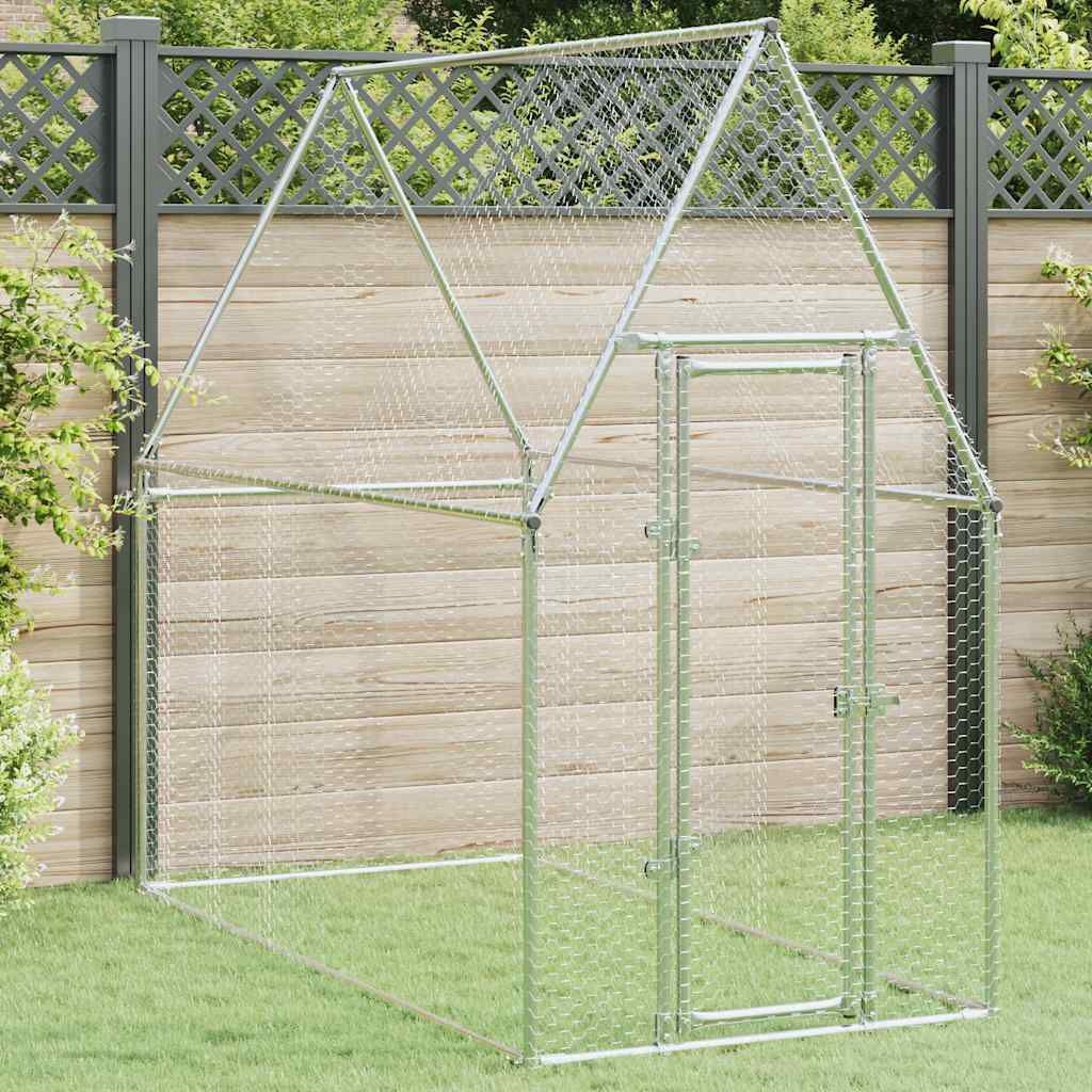 Kippenhok 200x100x190cm Gegalvaniseerd - 40% Korting!