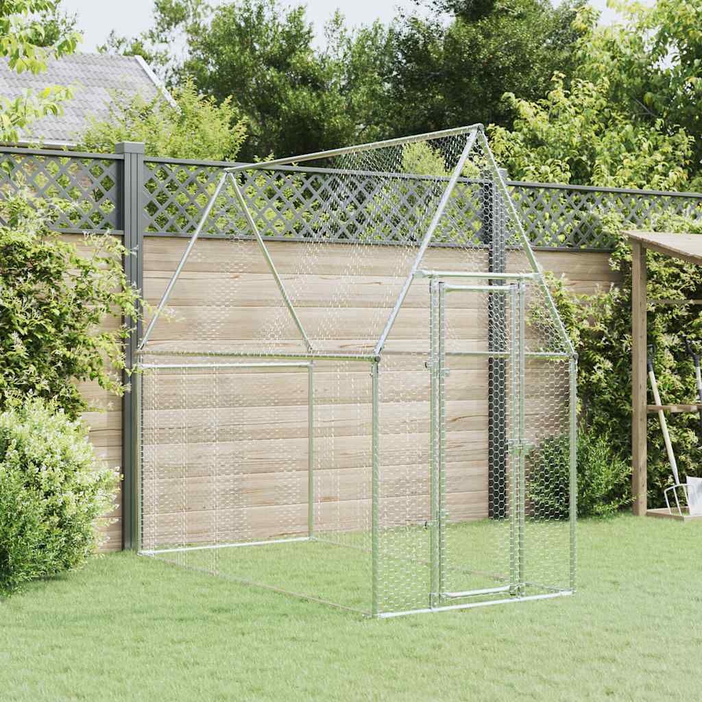 Kippenhok 200x100x190cm Gegalvaniseerd - 40% Korting!
