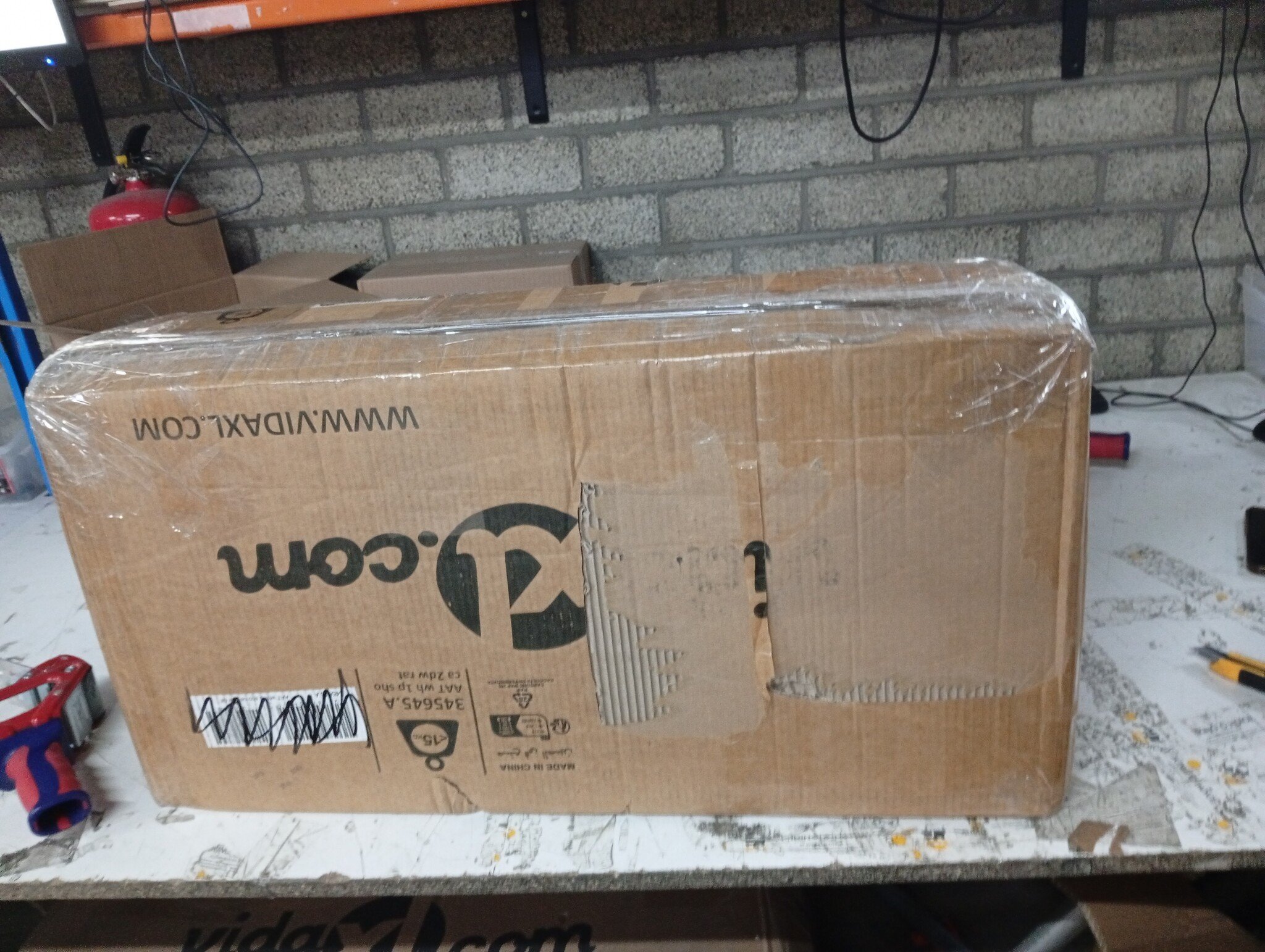 vidaXL Schoenenkast Wit Rattan -55% Korting!