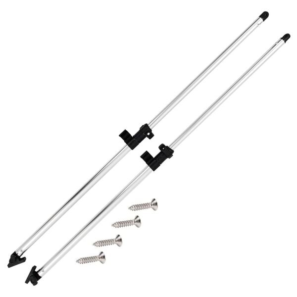 vidaXL Biminitop Steunpalen Aluminium (2 st) - 35% Korting!