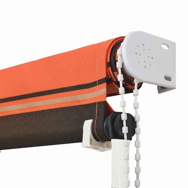 Luifel Uittrekbaar 250x150 Oranje/Bruin - 40% Korting!