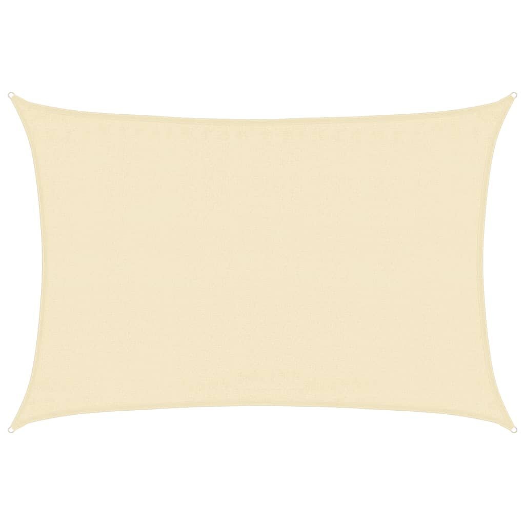 Zonnezeil Crème 3,5x4,5m - 40% Korting! (Retourtje)