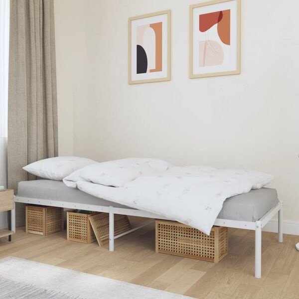 VidaXL Bedframe Wit 90x190 - Zo Goed Als Nieuw! -40%