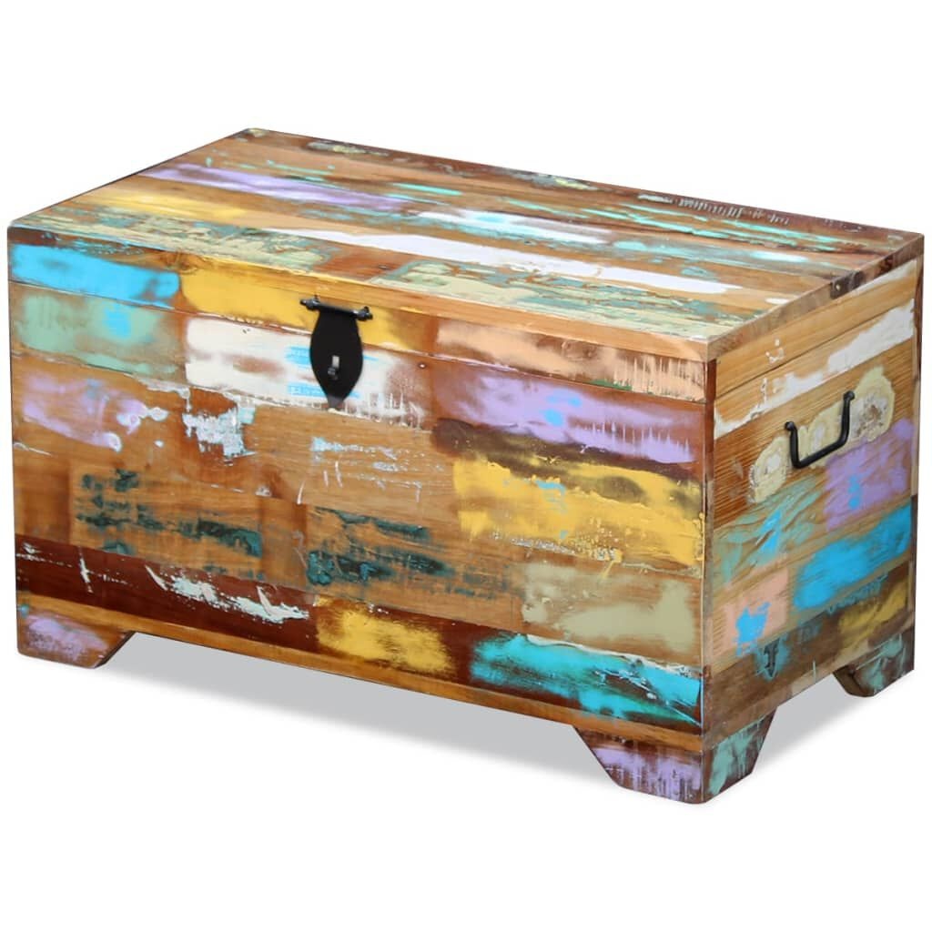 vidaXL Opbergkist Gerecycled Hout - 73cm - 40% Korting!