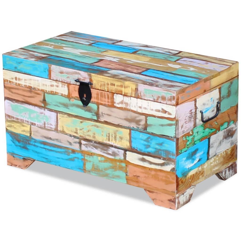 vidaXL Opbergkist Gerecycled Hout - 73cm - 40% Korting!