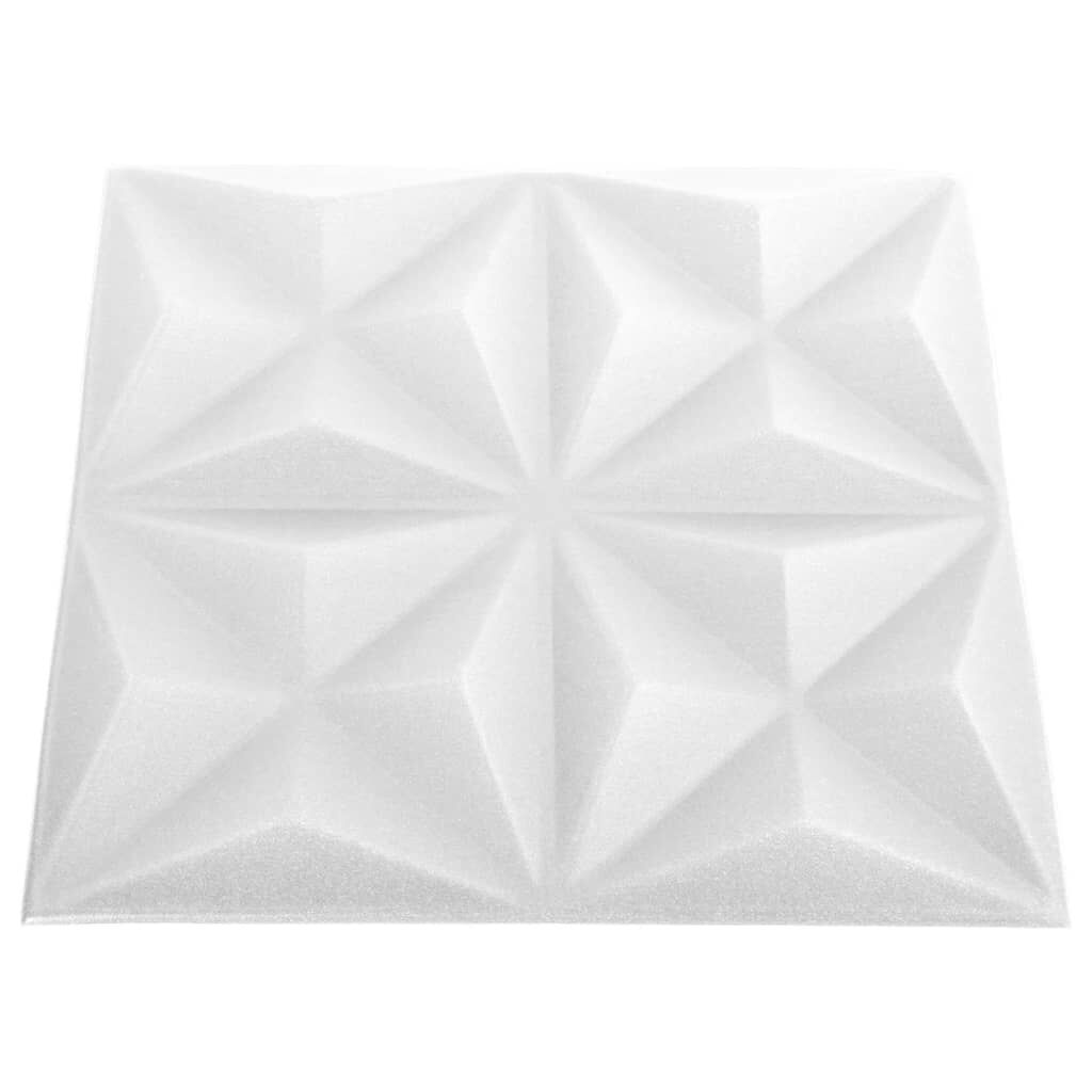 vidaXL 3D Wandpanelen Origami Wit 12m² -55%!