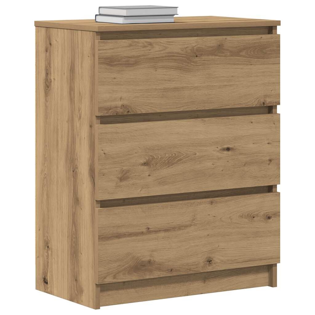 Dressoir Artisanaal Eiken 60x35x76cm - 40% Korting!
