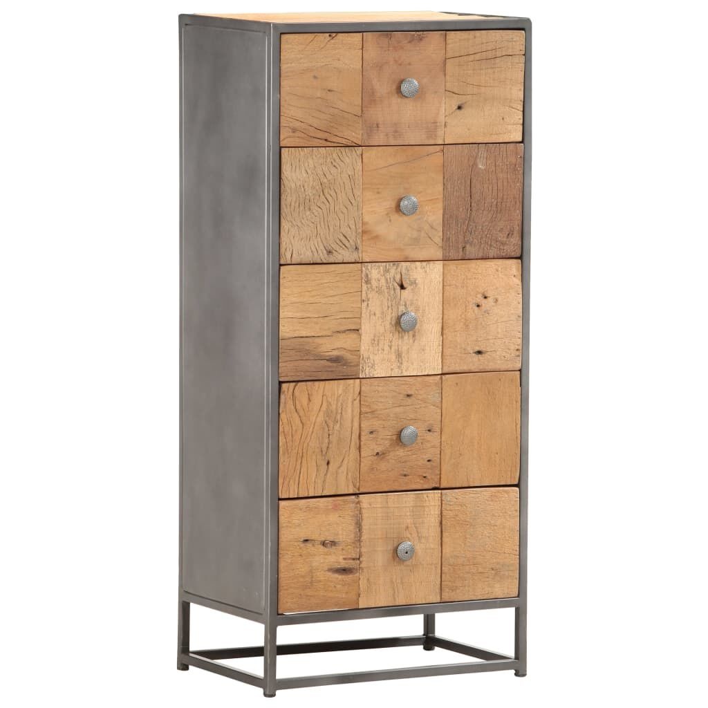VidaXL Ladekast Gerecycled Hout 45x30x100cm - 55% Korting!