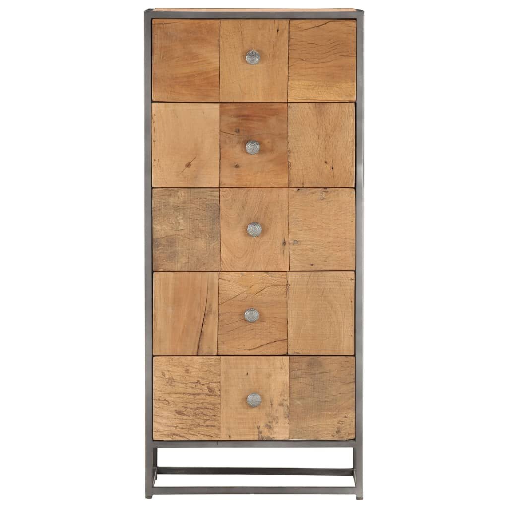 VidaXL Ladekast Gerecycled Hout 45x30x100cm - 55% Korting!