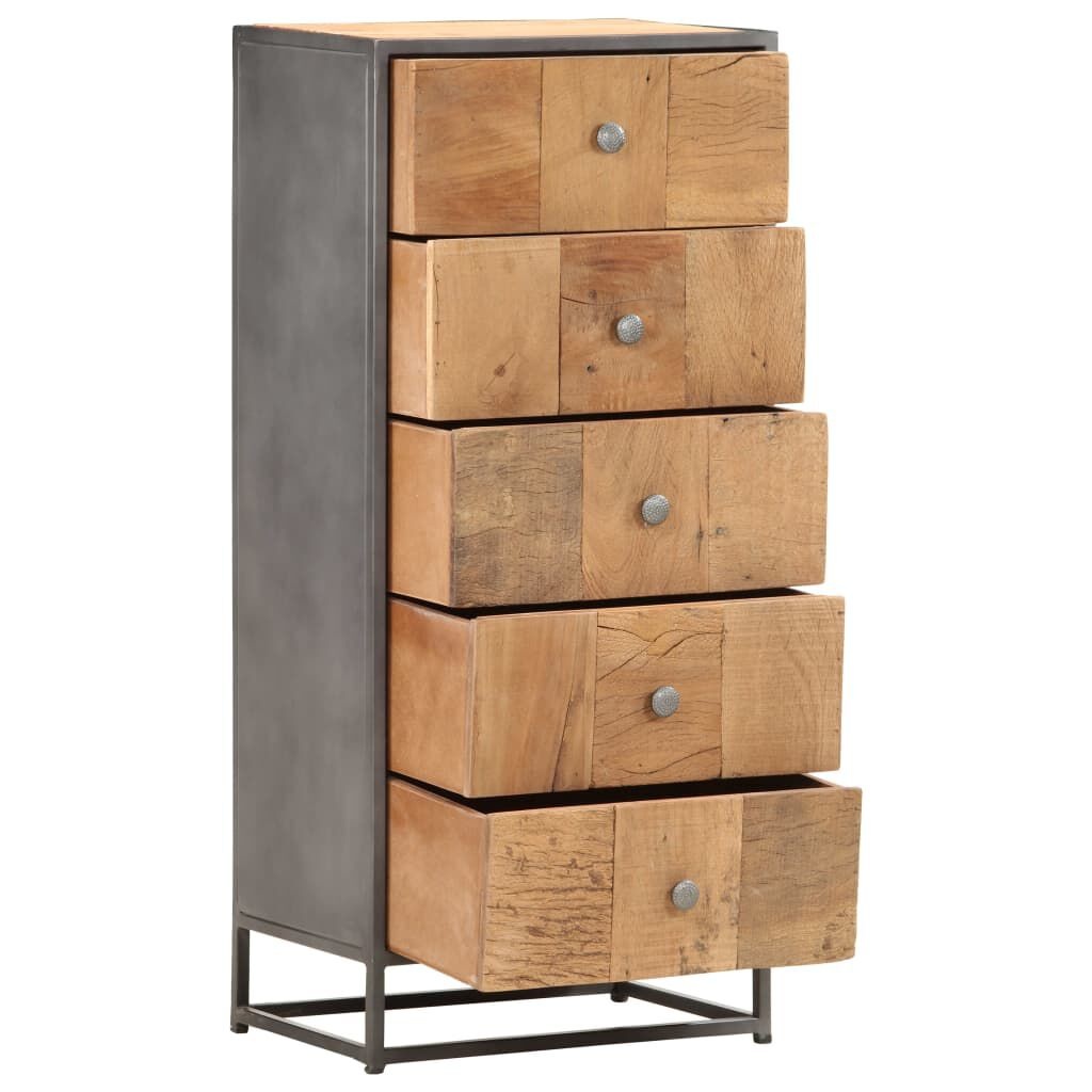 VidaXL Ladekast Gerecycled Hout 45x30x100cm - 55% Korting!