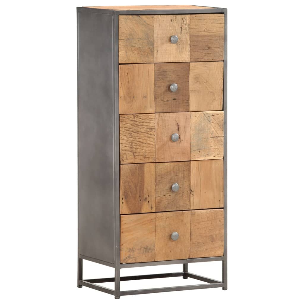 VidaXL Ladekast Gerecycled Hout 45x30x100cm - 55% Korting!