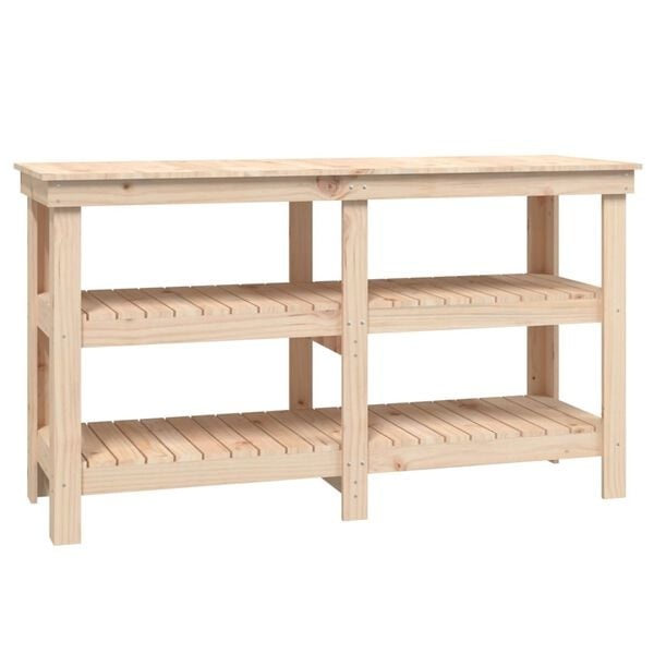 VidaXL Werkbank Grenenhout 142,5cm - 40% Korting! (Retour)