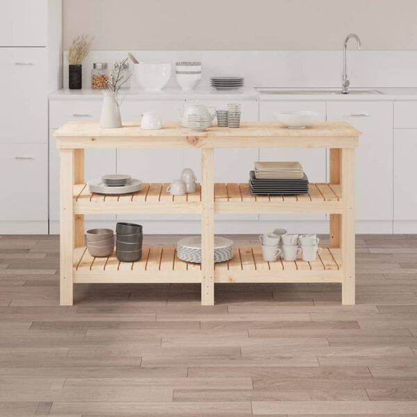 VidaXL Werkbank Grenenhout 142,5cm - 40% Korting! (Retour)