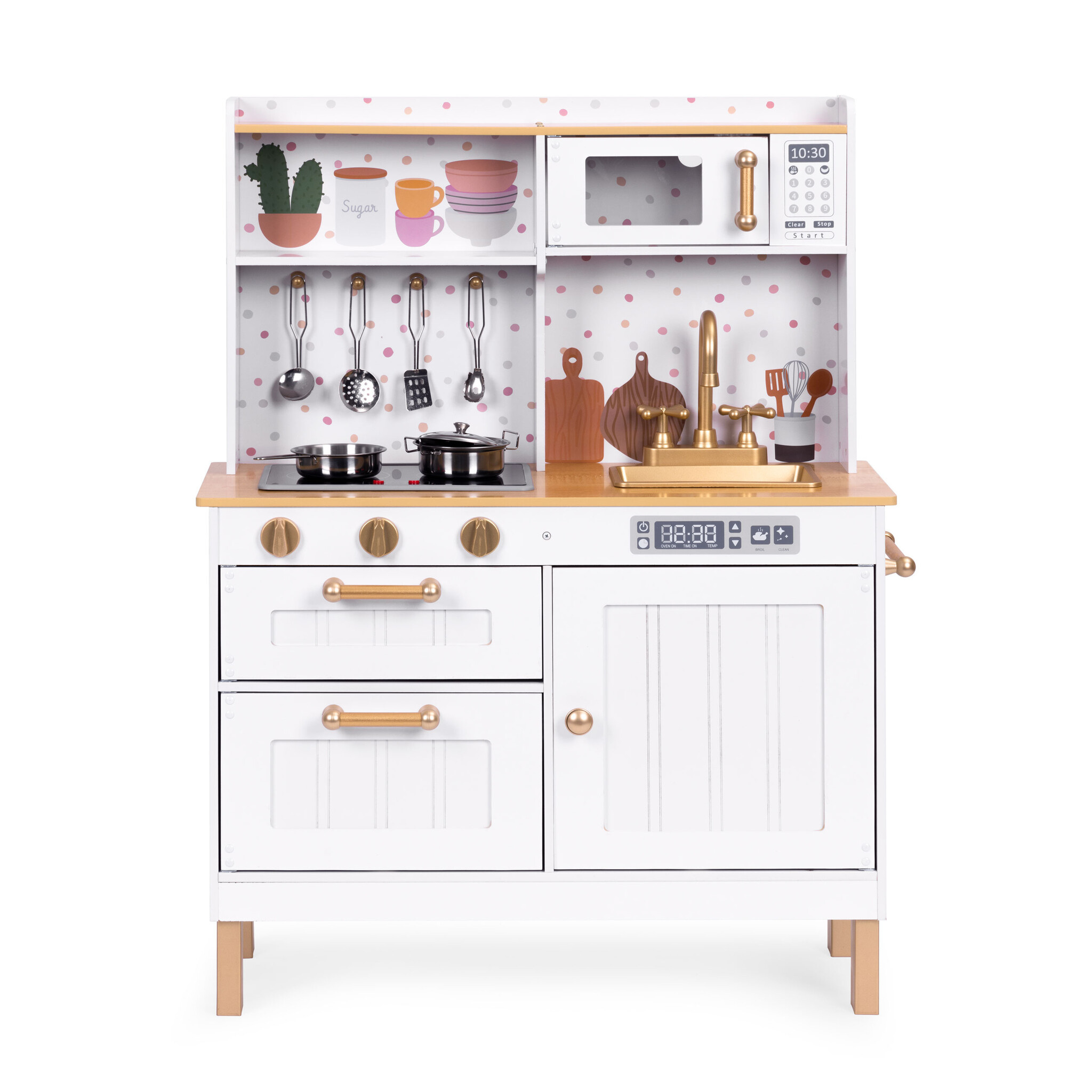 Kinderkeuken met Licht & Geluid + 7 Acc. - 40% Korting!