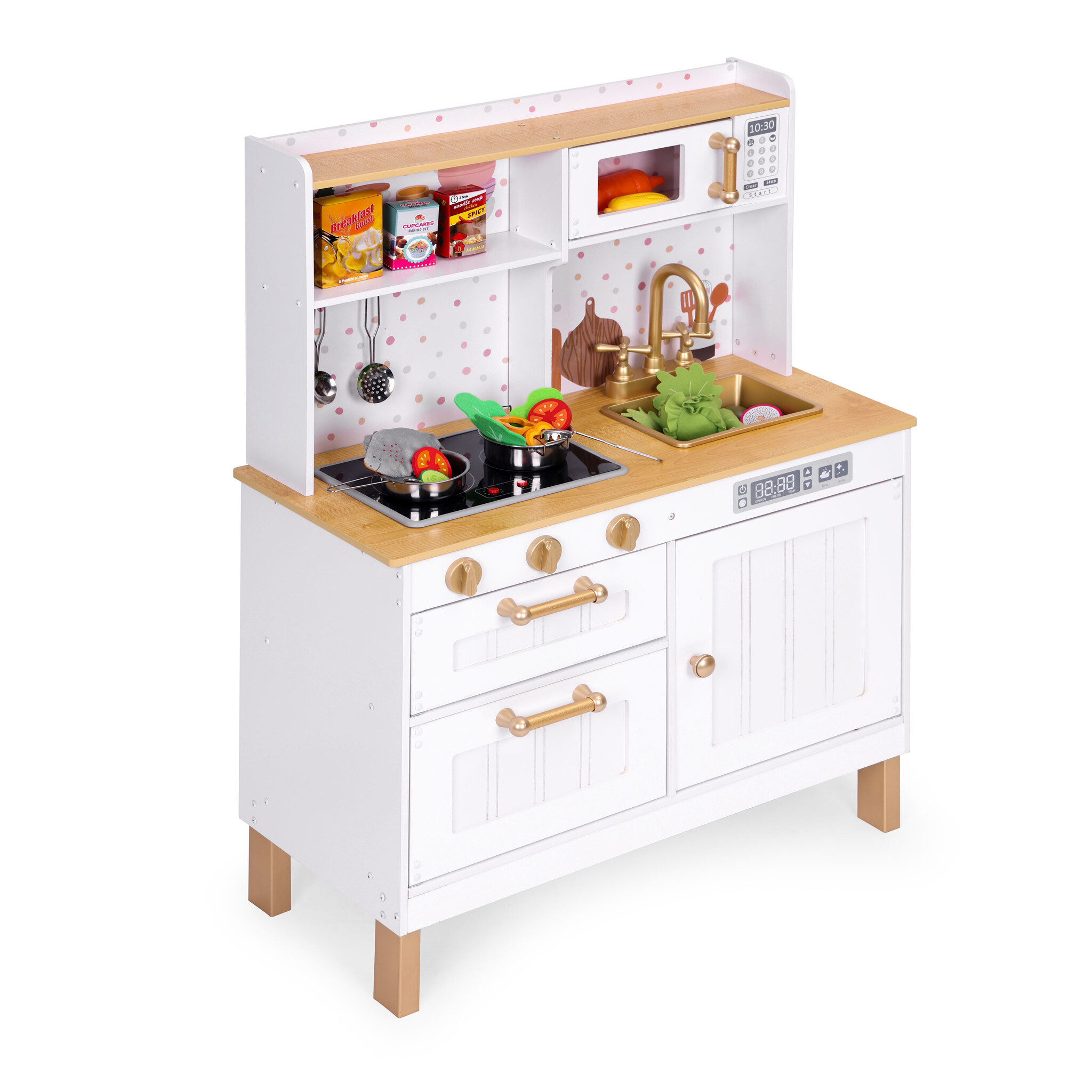 Kinderkeuken met Licht & Geluid + 7 Acc. - 40% Korting!