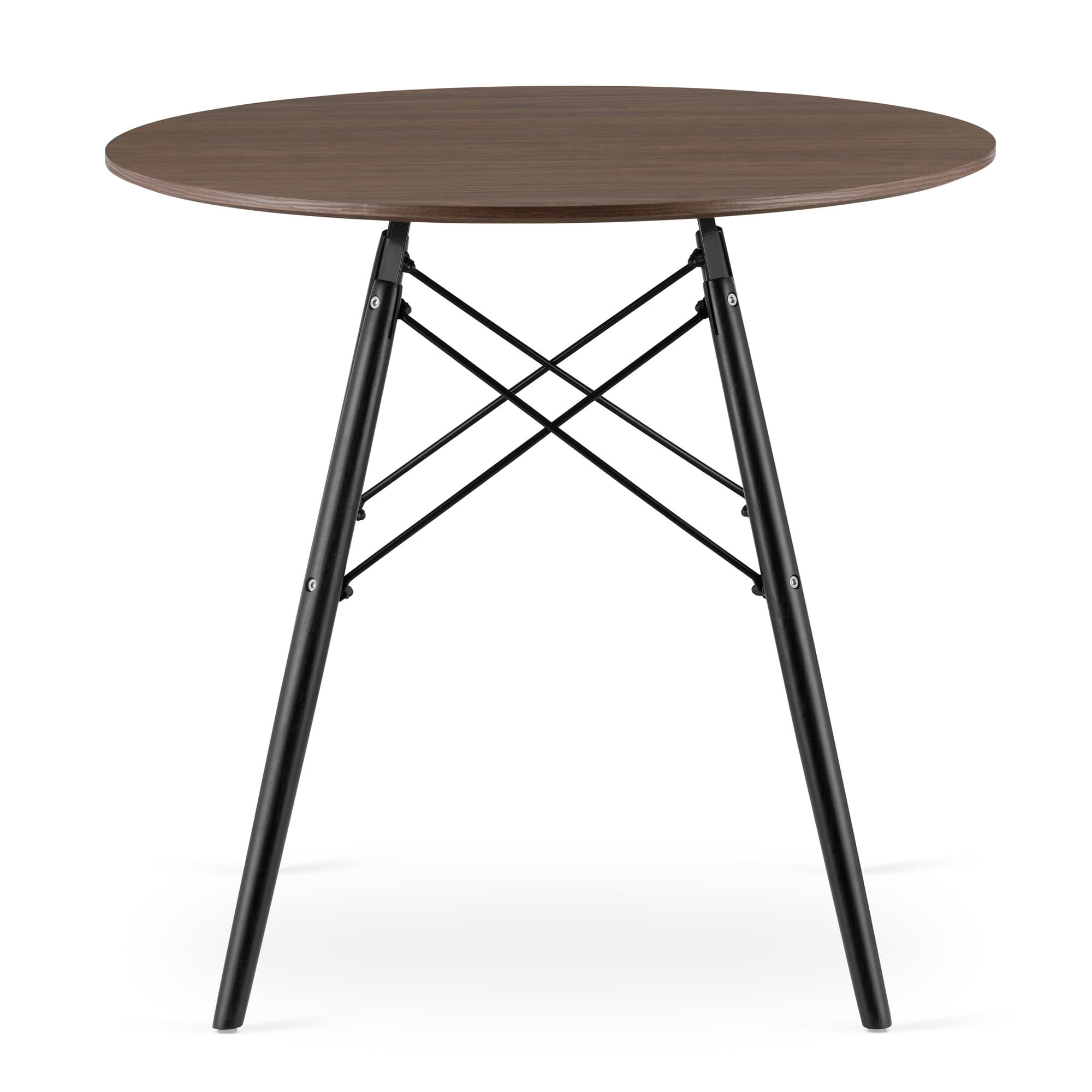TODI Ronde Tafel Ø80cm - Zwart/Essen - 40% Korting!