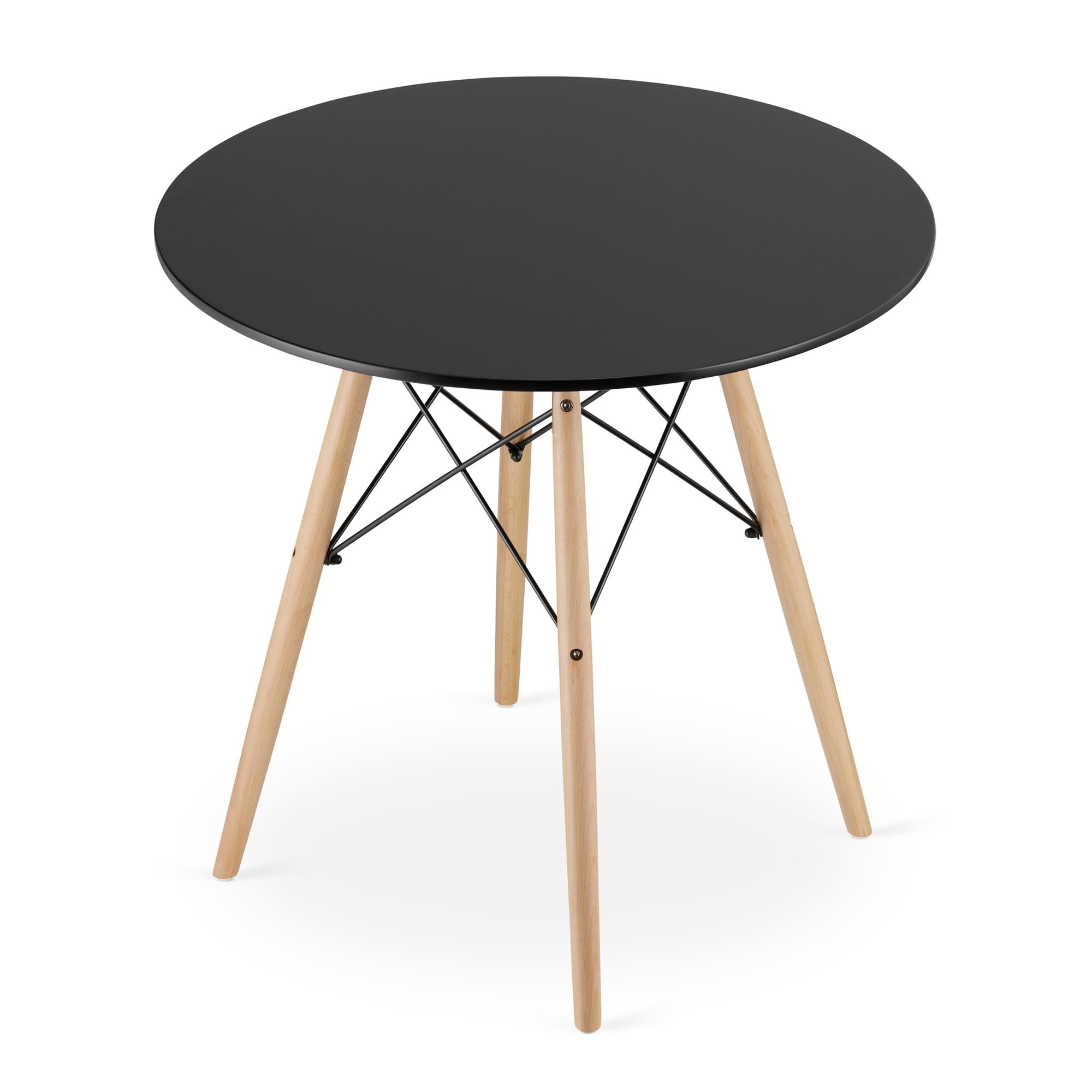 Ronde Eettafel Zwart 80cm - 40% Korting! (Retour)