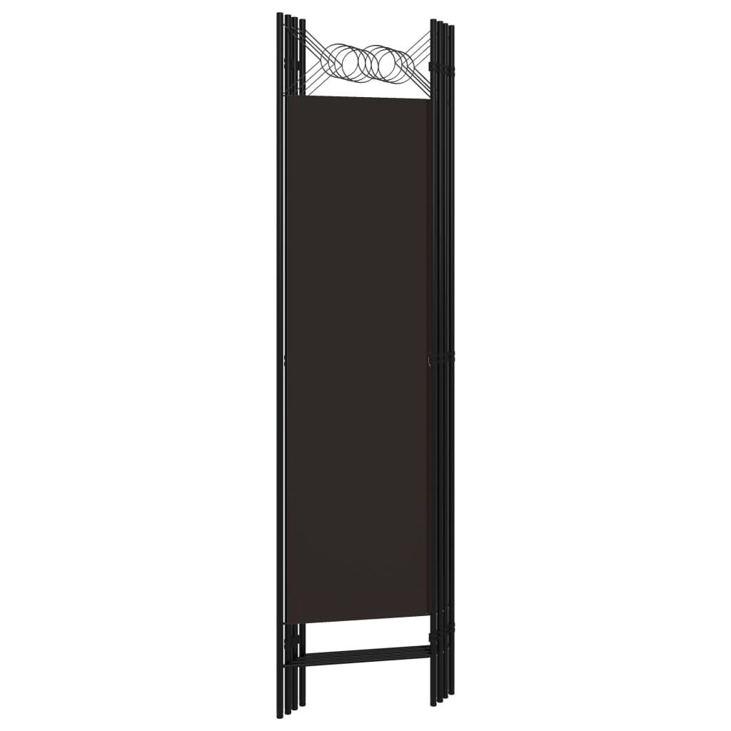 Kamerscherm 4 Panelen Bruin 160x180cm - 40% Korting!