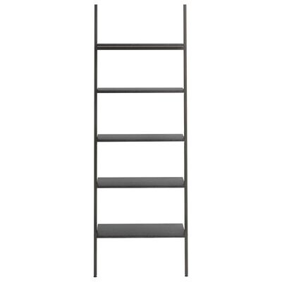 Ladderrek Zwart 5 Schappen - vidaXL - 55% Korting!