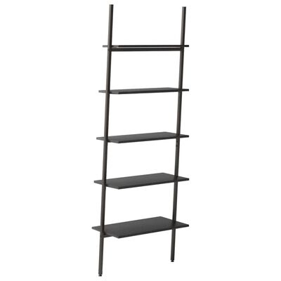 Ladderrek Zwart 5 Schappen - vidaXL - 55% Korting!