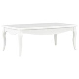 Salontafel Grenenhout Wit 110x60cm - 65% Korting!