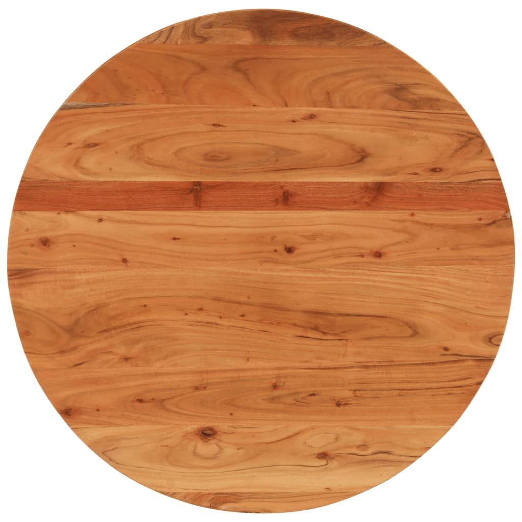 VidaXL Acacia Tafelblad Rond 80cm - 35% Korting! Zo Goed Als Nieuw