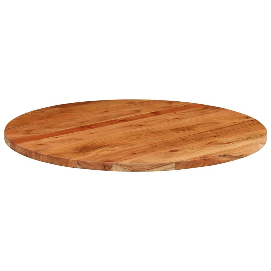 VidaXL Acacia Tafelblad Rond 80cm - 35% Korting! Zo Goed Als Nieuw